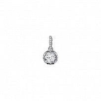 925 Sterling Silver CZ Fancy Pendant