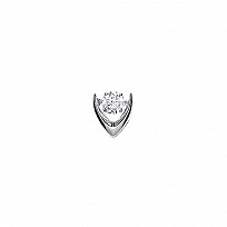 925 Sterling Silver CZ Floating Solitaire Stone Pendant