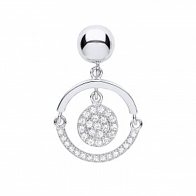 Gold Plated CZ Fancy Pendant