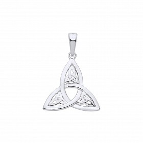 925 Sterling Silver Celtic Trinity Knot Pendant