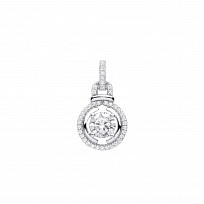 Silver CZ Fancy Pendant