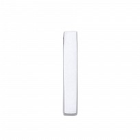 Silver Solid Long Bar Pendant