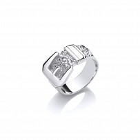 925 Sterling Silver Kids Buckle Ring