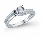 925 Sterling Silver CZ Dress Ring