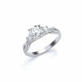 MicroPave Ladies Ring