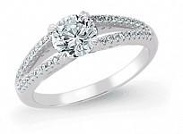 925 Sterling Silver Cubic Zirconia Micro Pave Ring