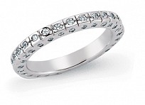 925 Sterling Silver CZ Full Eternity Ring