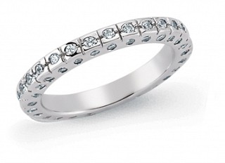 925 Sterling Silver CZ Full Eternity Ring