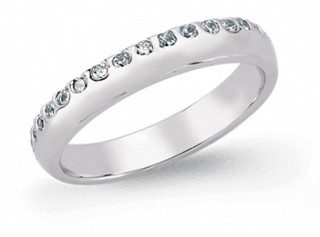 925 Sterling Silver CZ Set Eternity Ring