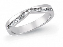925 Sterling Silver CZ Wishbone Dress Ring