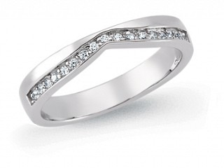 925 Sterling Silver CZ Wishbone Dress Ring