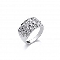 925 Sterling Silver Keeper Ring