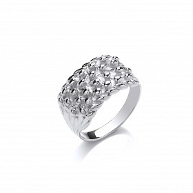 925 Sterling Silver Keeper Ring