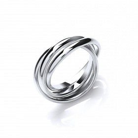 925 Sterling Silver Russian Wedding Ring