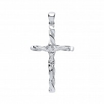 925 Sterling Silver Solid Crucifix