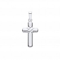 925 Sterling Silver Fancy Cross Pendant