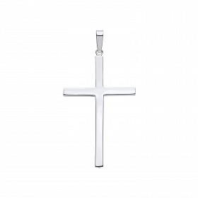 925 Sterling Silver Plain Cross Pendant