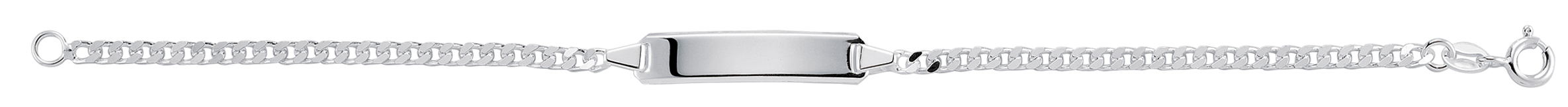 925 Sterling Silver Ladies ID Bracelet