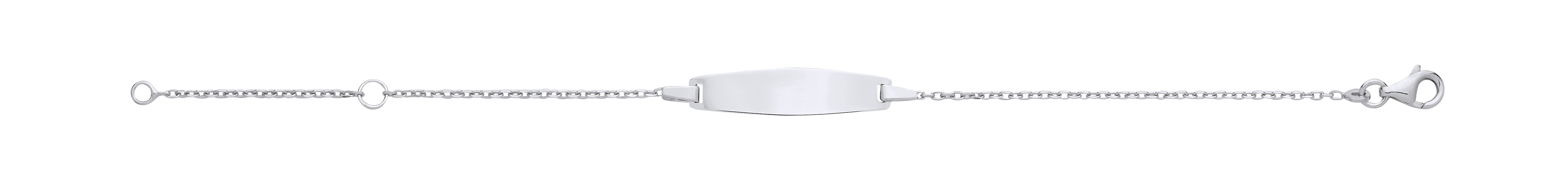 Silver Childrens ID Bracelet