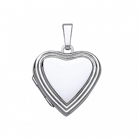 925 Sterling Silver Heart Locket