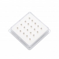 Silver Knot Style Nose Pin Box (20 pack)