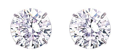 14mm Round 925 Sterling Silver Stud Earrings