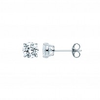 6mm Round 925 Sterling Silver Stud Earrings (Pack of 5)