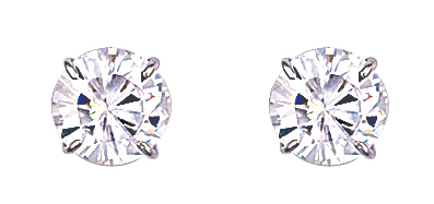 9mm Round 925 Sterling Silver Stud Earrings